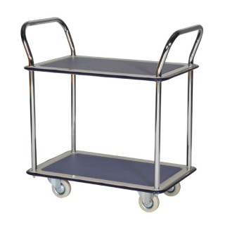 Vista general del carro con 2 plataformas 120kg