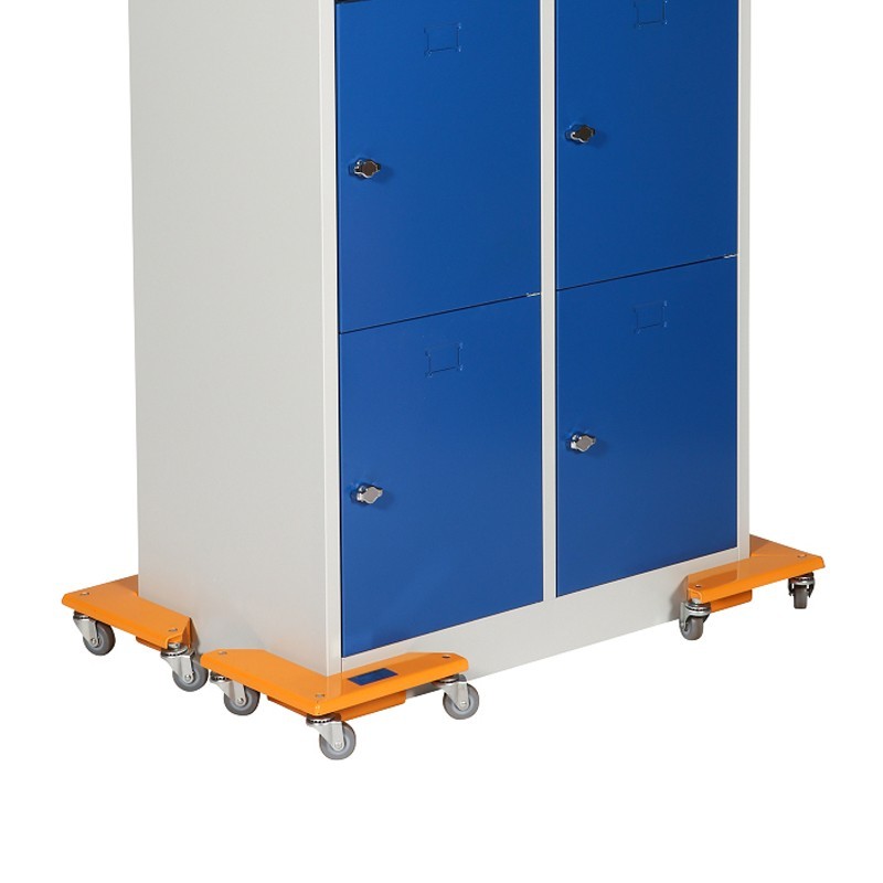 Esquinas rodantes 150kg con un vestuario