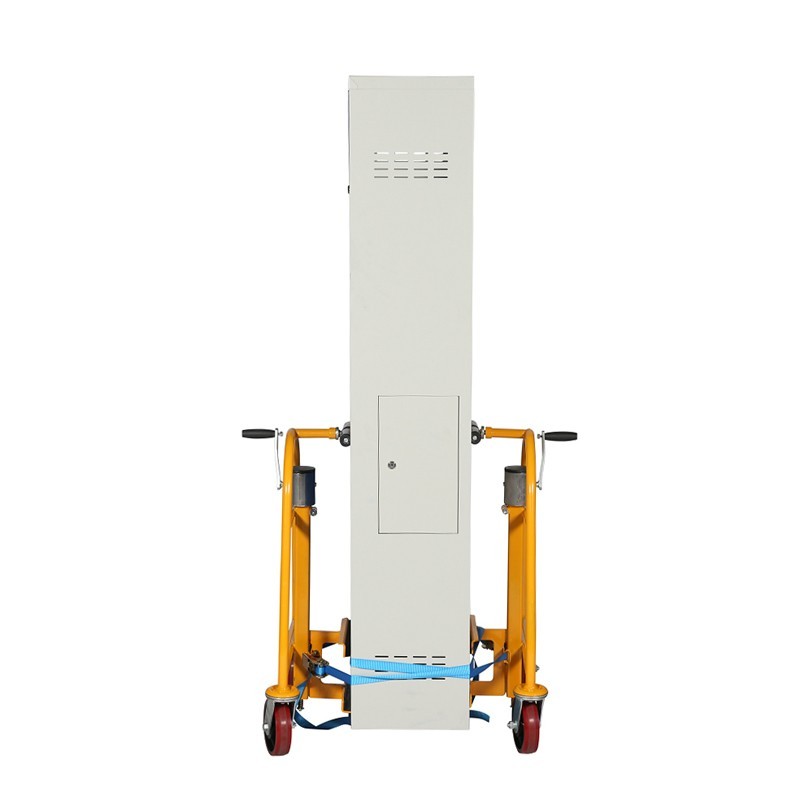 Vista de perfil de los los portamuebles 600kg