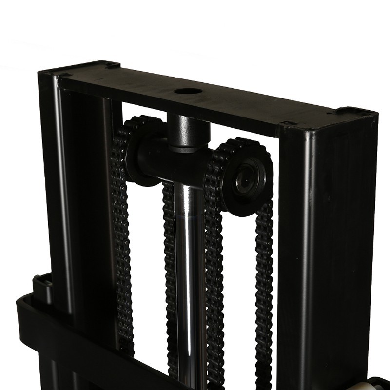 Zoom sobre la cadena doble del apilador eléctrico 1000kg Elevación 2500 mm