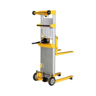 Vista general del apilador manual con manivela 227kg Elevación 1250 mm