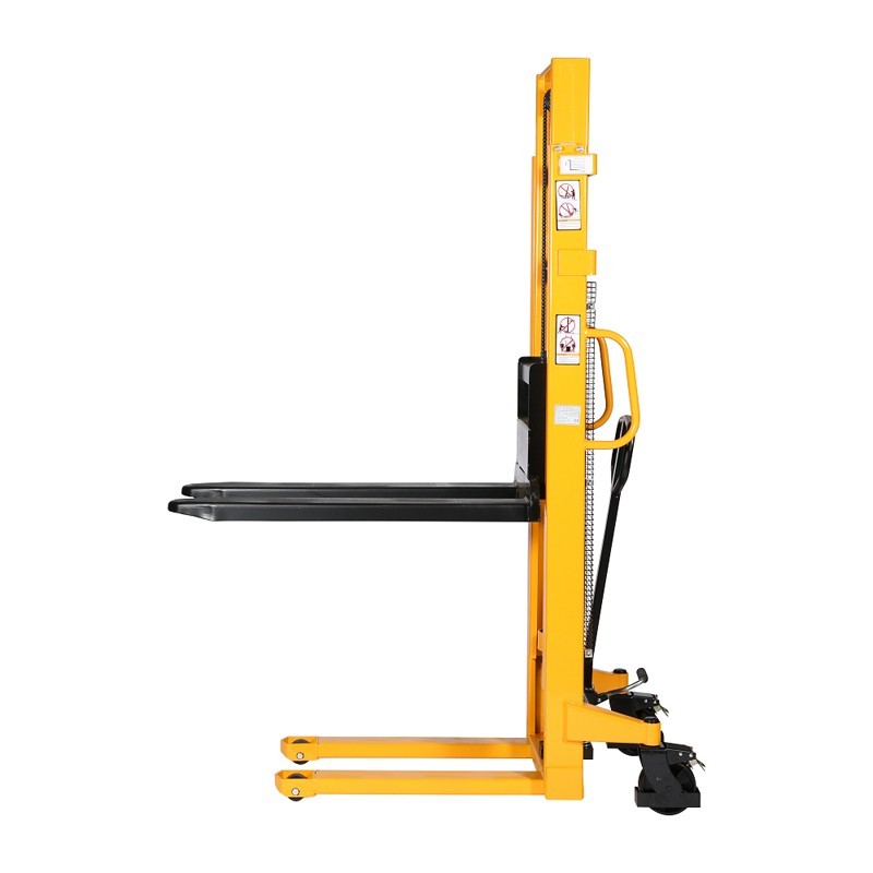 Vista de perfil del apilador 1000kg Elevación rapida (4cm) 3000mm