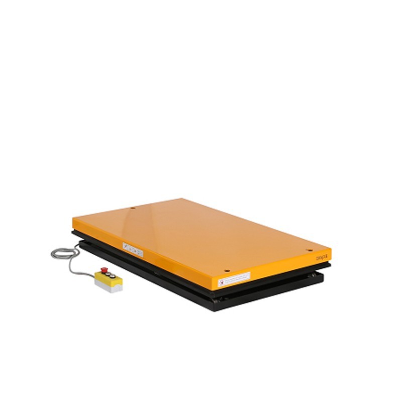 Mesa elevadora eléctrica 2000kg 220V 1300x800mm plataforma baja
