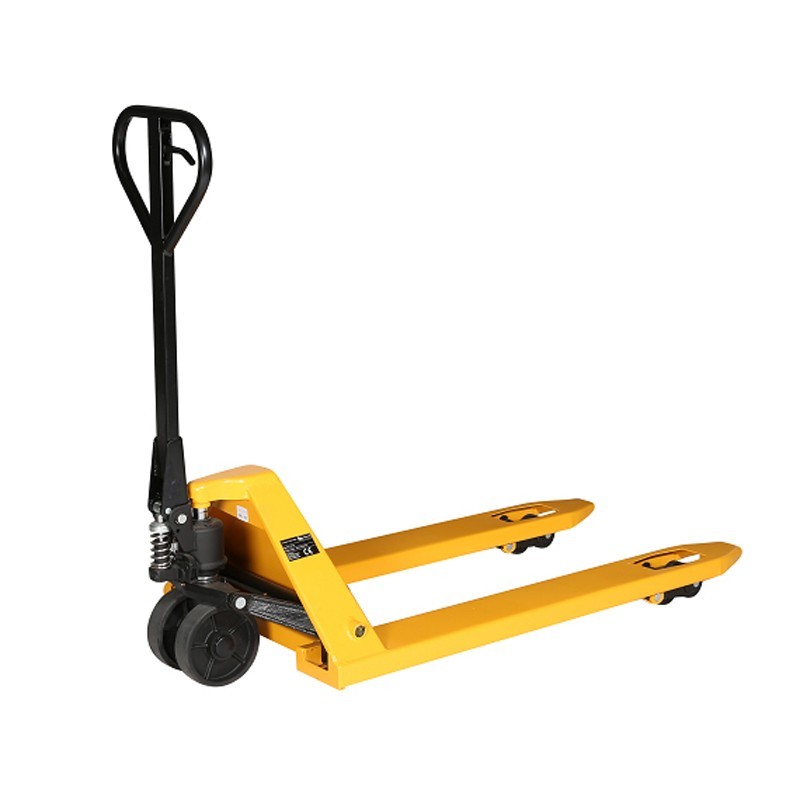 Vista delantera de la transpaleta 2500kg horquillas anchas 685mm