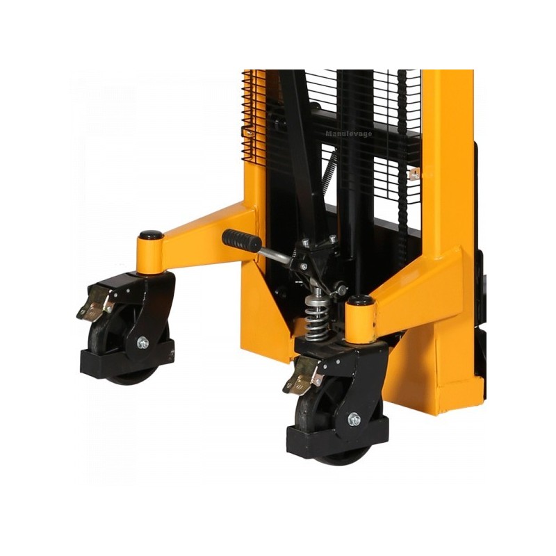 Apilador manual 200kg - elevación rápida (4cm) - 1600 mm