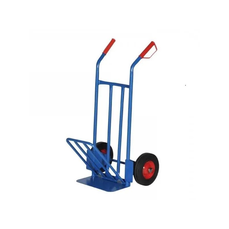 Vista general de la Carretilla de mano acero con doble aleta 200 kg