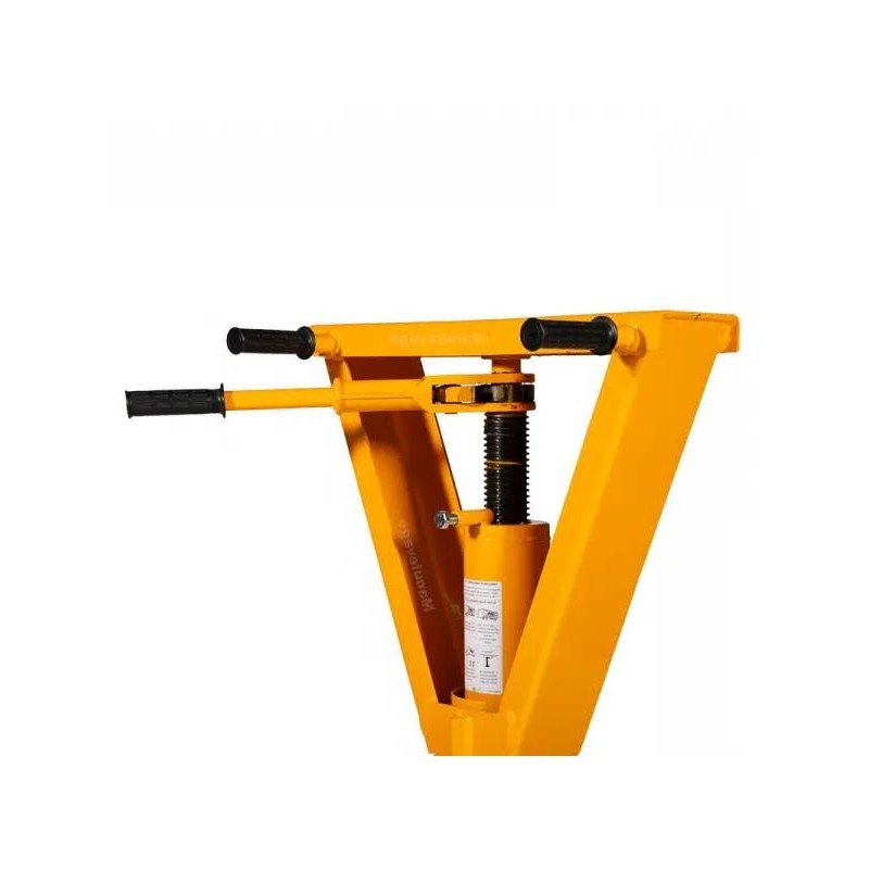 Zoom sobre la parte alta del soporte de seguridad 22,5 toneladas