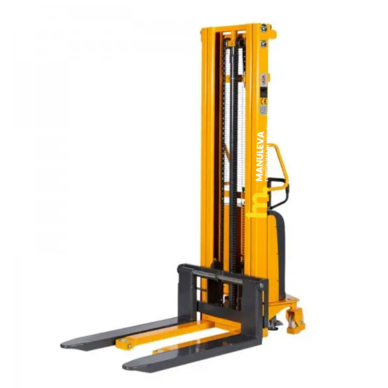 Apilador Semi Eléctrico Elevador 2500 mm Capacidad 2000 kg