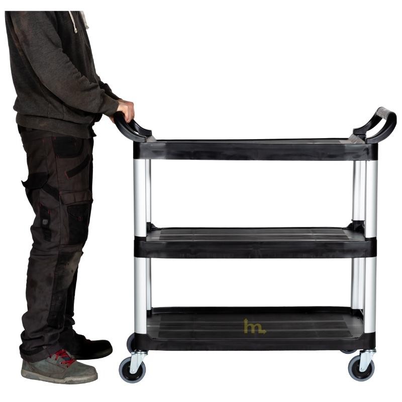 Carrito de servicio polipropileno 250kg - Manuleva