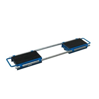 Vista general de los patines de rodillos ajustables 12 toneladas