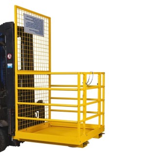 Vista general de la jaula de trabajo para carretilla elevadora