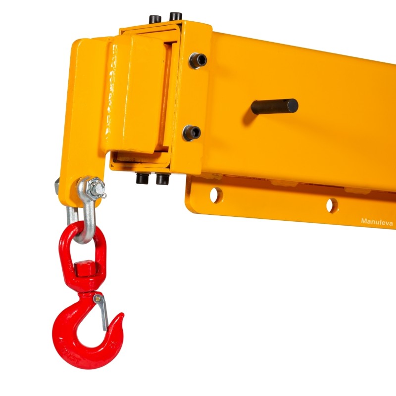 Zoom sobre el gancho de la 
Pluma para carretilla elevadora fija 3T