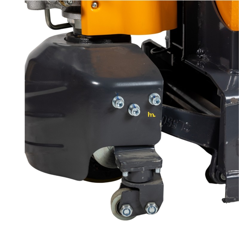 Zoom en el motor de la transpaleta eléctrica litio 40Ah horquillas 950mm