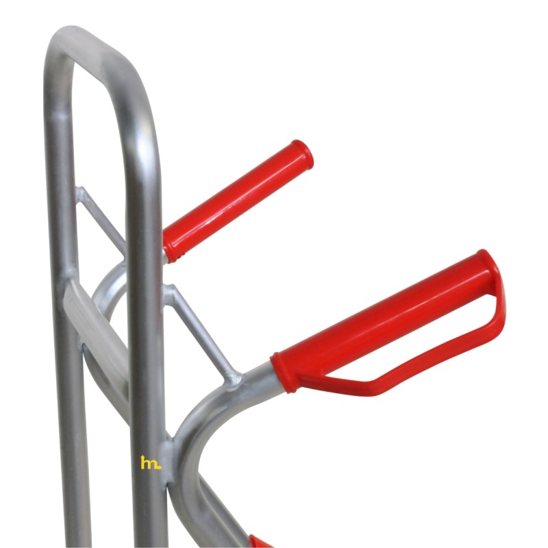 Zoom a los mangos de la Carretilla multiusos de aluminio Capacidad 200 kg