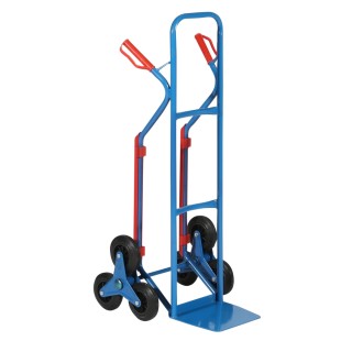 Vista general de la carretilla para subir escaleras 200kg