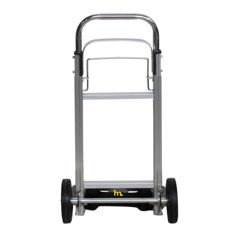 Vista trasera de la Carretilla de aluminio plegable - 90 kg plegada