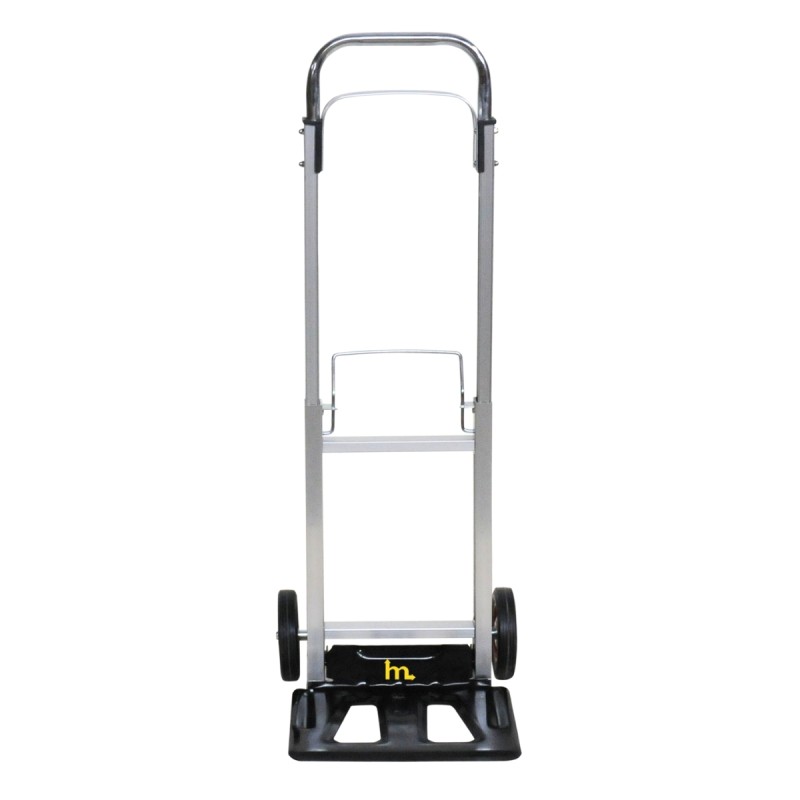 Vista delantera de la Carretilla de aluminio plegable - 90 kg desplegada