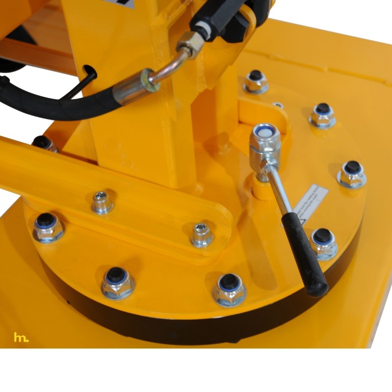 Zoomm al sistema de rotación de la Grúa de taller con contrapeso de elevación eléctrica Capacidad 550 kg