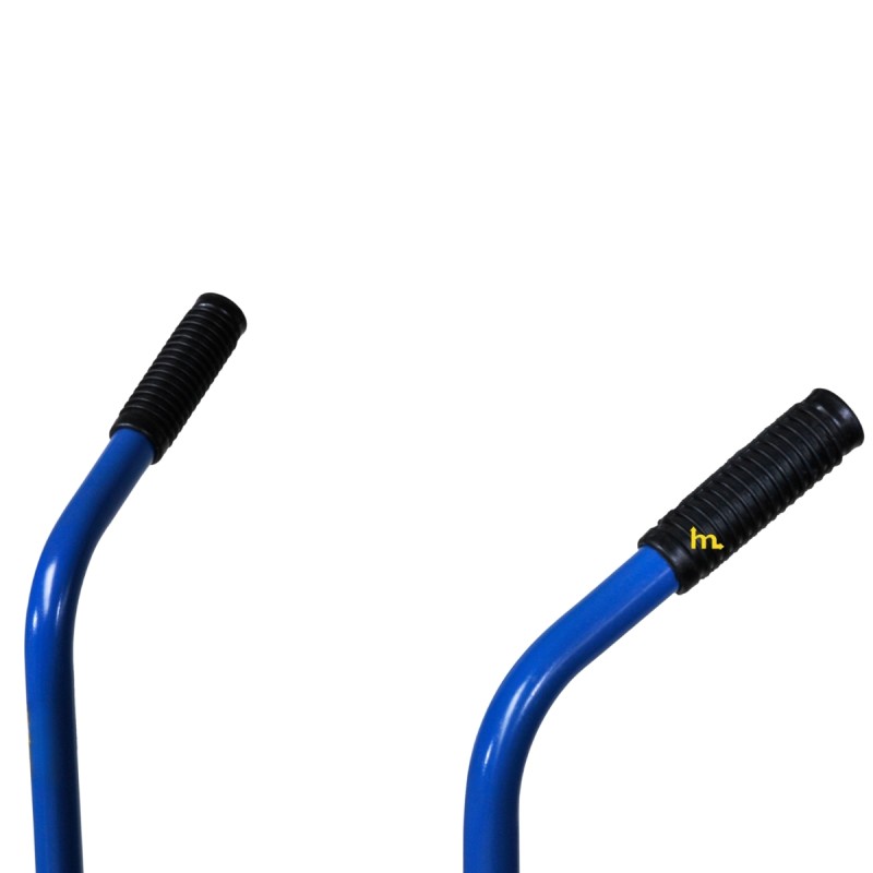 Zoom a los mangos de la Carretilla de mano con pala abatible - 250 kg