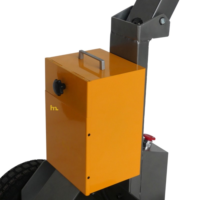 Vista de caja para cargador del remolcador eléctrico 1000 kg