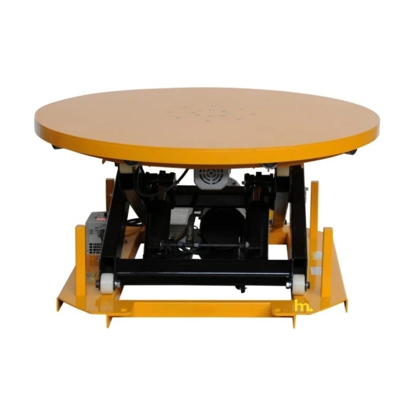 Mesa elevadora giratoria eléctrica 2000 kg - 220 V vista general