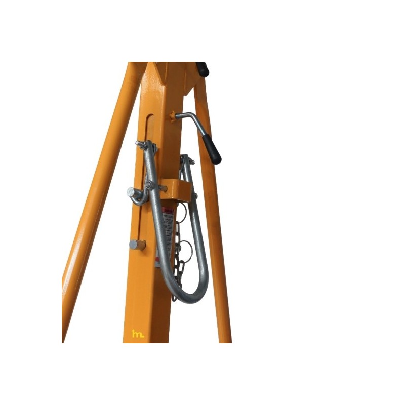 Vista de perfil del Carro con nivel constante 300 kg