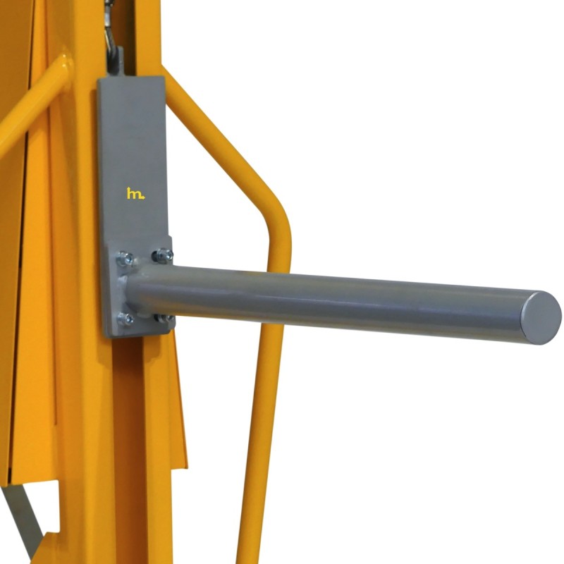 Zoom del manipulador de bobinas para apilador puesto de trabajo