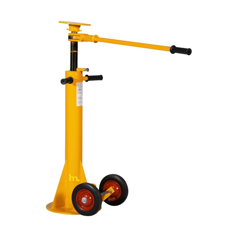 Vista con mango del soporte de seguridad para remolque de 18 toneladas - Elevación 1192 mm