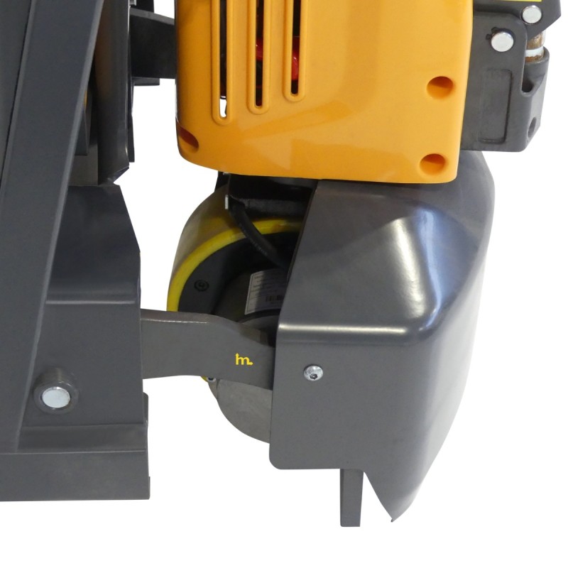 Vista delantera 3/4 Mini apilador para bobinas 400 kg - Elevación 1200 mm