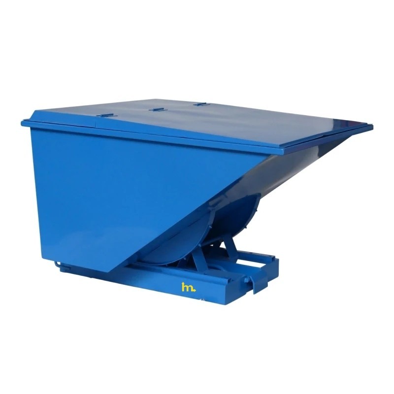 Tapa para tolvas autobasculantes 900L vista cerrada