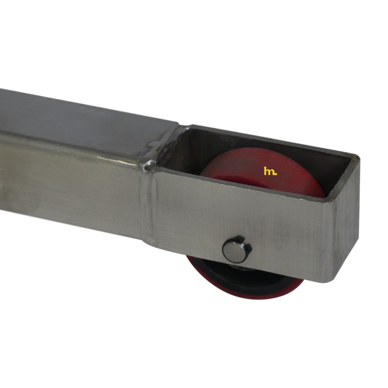 Vista del apilador manual para bobinas 1000 kg - Elevación 916 mm