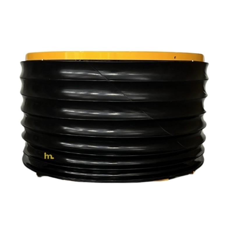 Vista de perfil del apilador elevador de barriles 400 kg - Elevación 1450 mm