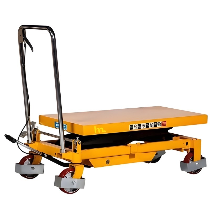 Vista del apilador elevador de barriles 400 kg - Elevación 1450 mm