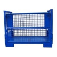 Contenedor de malla metálica